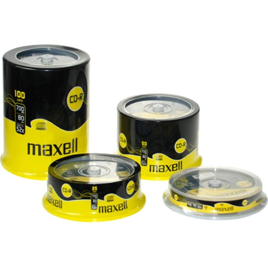 Maxell 624037 CD Recordable Media - CD-R - 52x - 700 MB - 100