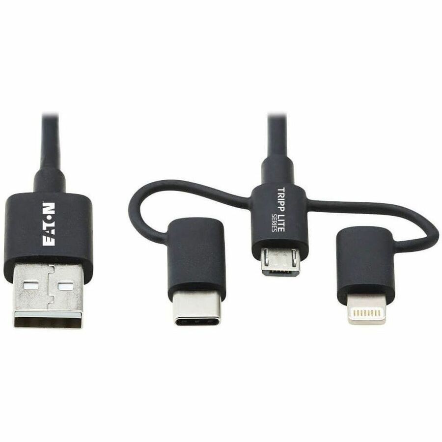 Tripp Lite series M101-006-LMC-BK 1,83 m Lightning/Micro-USB/USB/USB-C Datentransferkabel