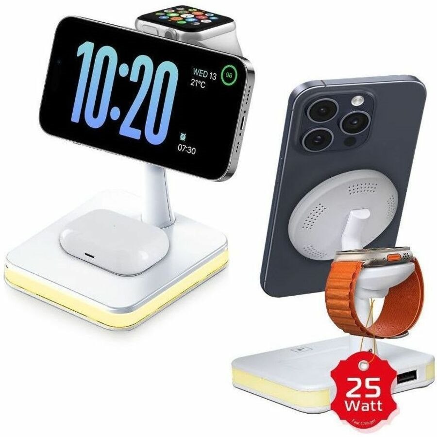 Spracht Orient Direct Spracht Flexcharge 4-In-1 Wireless Charger. White. Qualcomm Chip.
