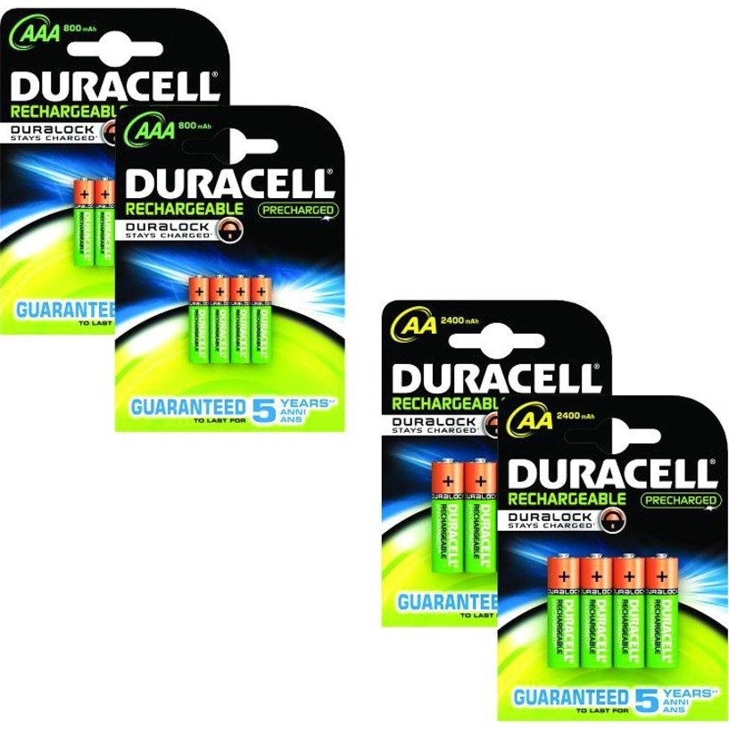 Duracell BUN0044B Batterij - Nikkel-metaalhydride (NiMH) - 8Pak