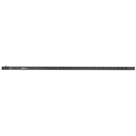 Eaton Basic rack PDU, 1U, 5-15P input, 1.44 kW max, 110-125V, 12A, 6 ft cord, Single-phase, Outlets: (18) 5-15R