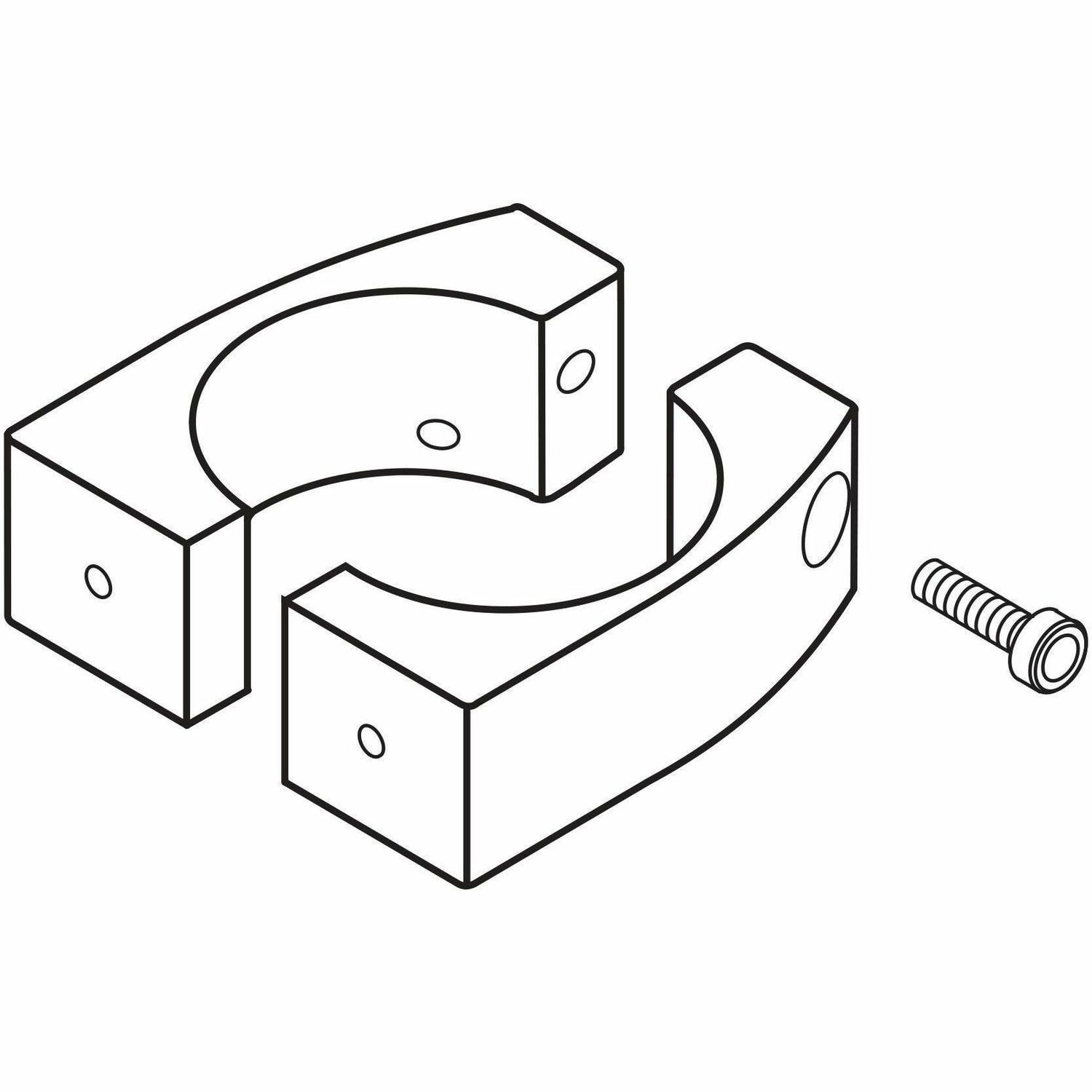 Ergotron Split Pole-Mount Bracket