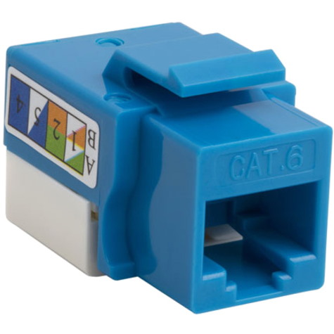 4XEM Cat6 RJ45 Keystone Jack UTP 110-Type (Blue)