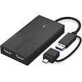 Plugable Dual Monitor Adapter for M1/M2/M3/M4 macOS Systems, Windows, ChromeOS. Broad Compatibility
