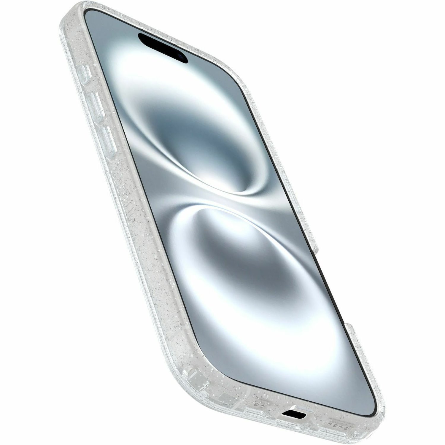 OtterBox Symmetry Series Clear Case for Apple iPhone 16 Smartphone - Stardust 3.0 (Clear)