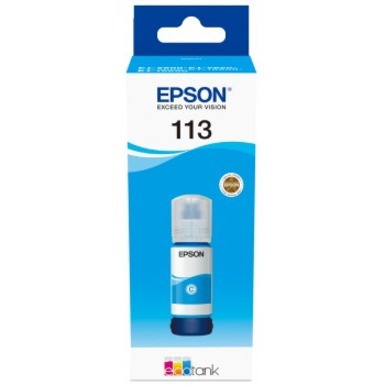 Epson EcoTank 113 Ink Refill Kit - Pigment Cyan - Inkjet