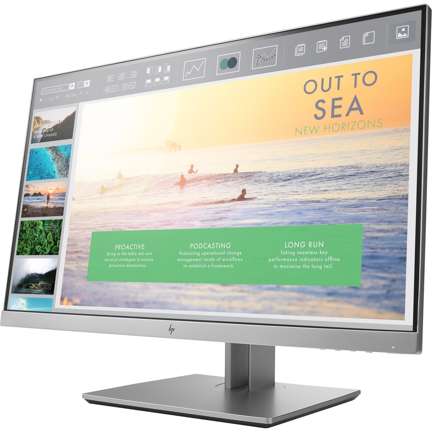 HPI SOURCING - NEW E233 23" Class Full HD LCD Monitor - 16:9 - Black, Silver