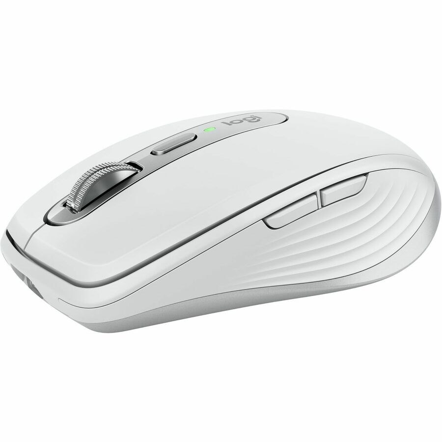 Logitech MX Anywhere 3S for Mac, Compact Wireless Bluetooth Mouse, 8K DPI Any-Surface Tracking, Quiet Clicks, USB C, Pale Grey