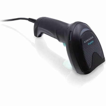 Datalogic Gryphon I GD4520 Healthcare, Retail, Light/Clean Manufacturing, Transportation, Laboratory Handheld Barcode Scanner Kit - Cable Connectivity - Black - USB Cable Included