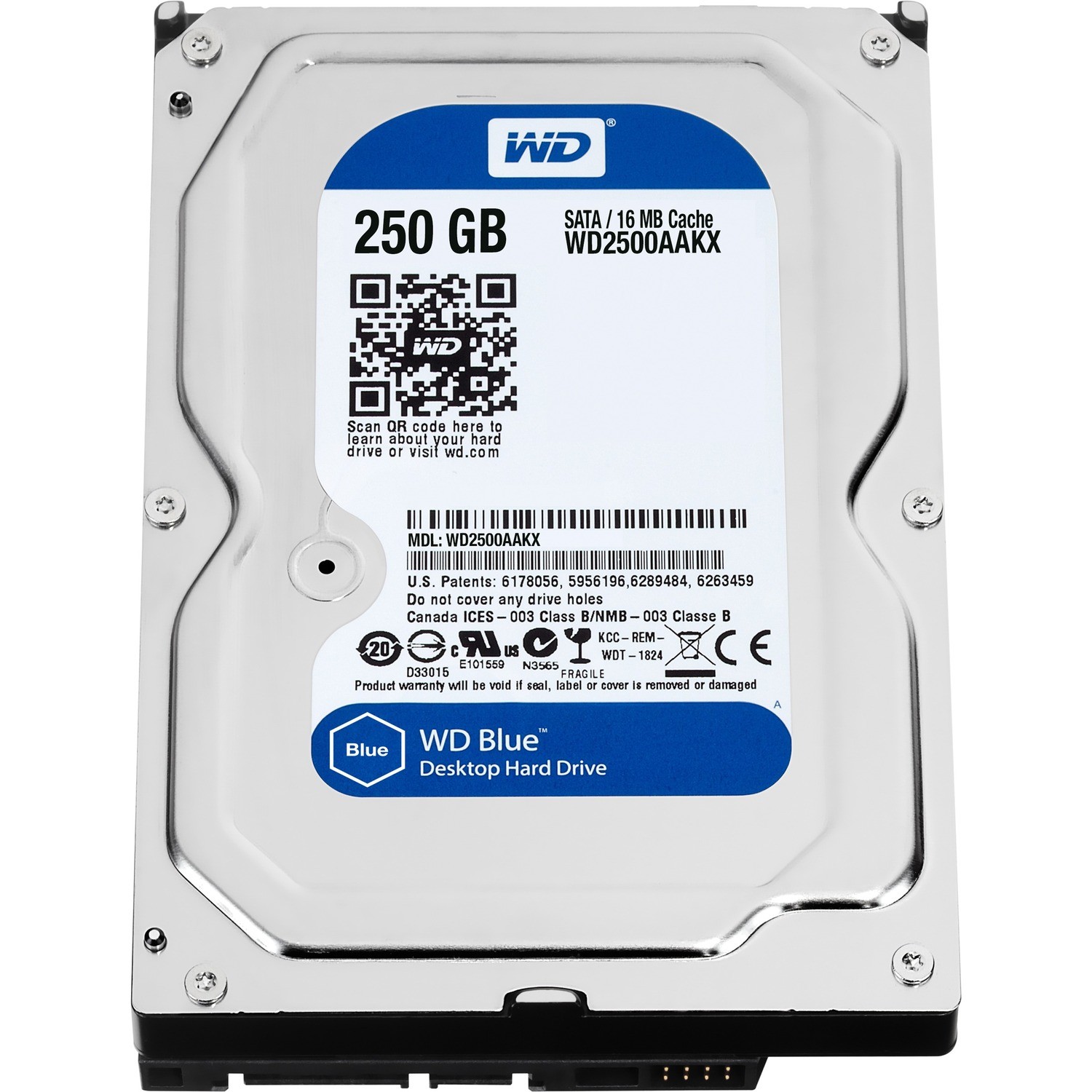 WD Blue WD2500AAKX 250 GB Hard Drive - 3.5" Internal - SATA (SATA/600)