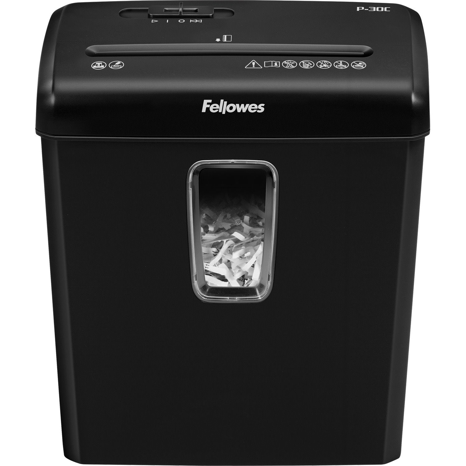 Fellowes Powershred P30-C 6 sheet Cross-Cut Deskside Shredder for Home Office