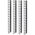 APC by Schneider Electric AR7717A Cable Organizer - Black - 4 Each Pack - TAA Compliant
