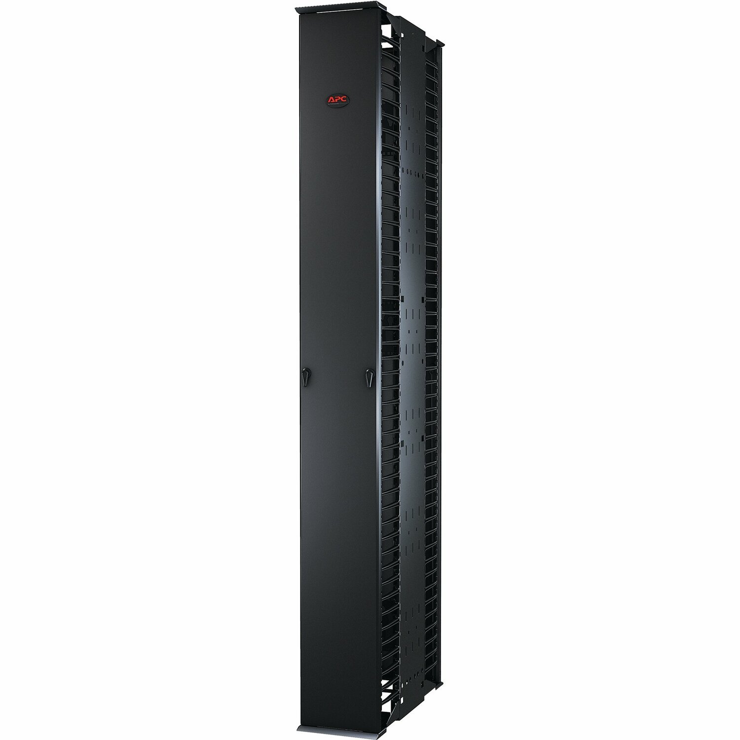 Performance, Vertical Cable Manager for 2 & 4 Post Racks, 84"H x 10"W, Double-Sided with Doors