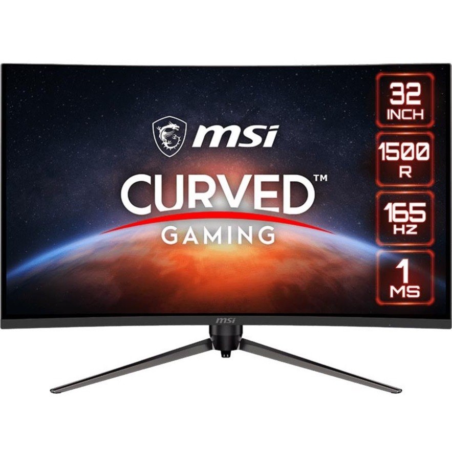 MSI Optix AG321CQR 32" Class WQHD Curved Screen Gaming LCD Monitor - 16:9 - Black