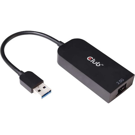 Club 3D USB 3.2 Gen1 Type A To RJ45 2.5Gb Adapter