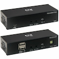 Eaton Tripp Lite Series DisplayPort over Cat6 Extender Kit, KVM Support, USB, 4K, DP1.2a, PoC, HDCP 2.2, 230 ft. (70 m), TAA