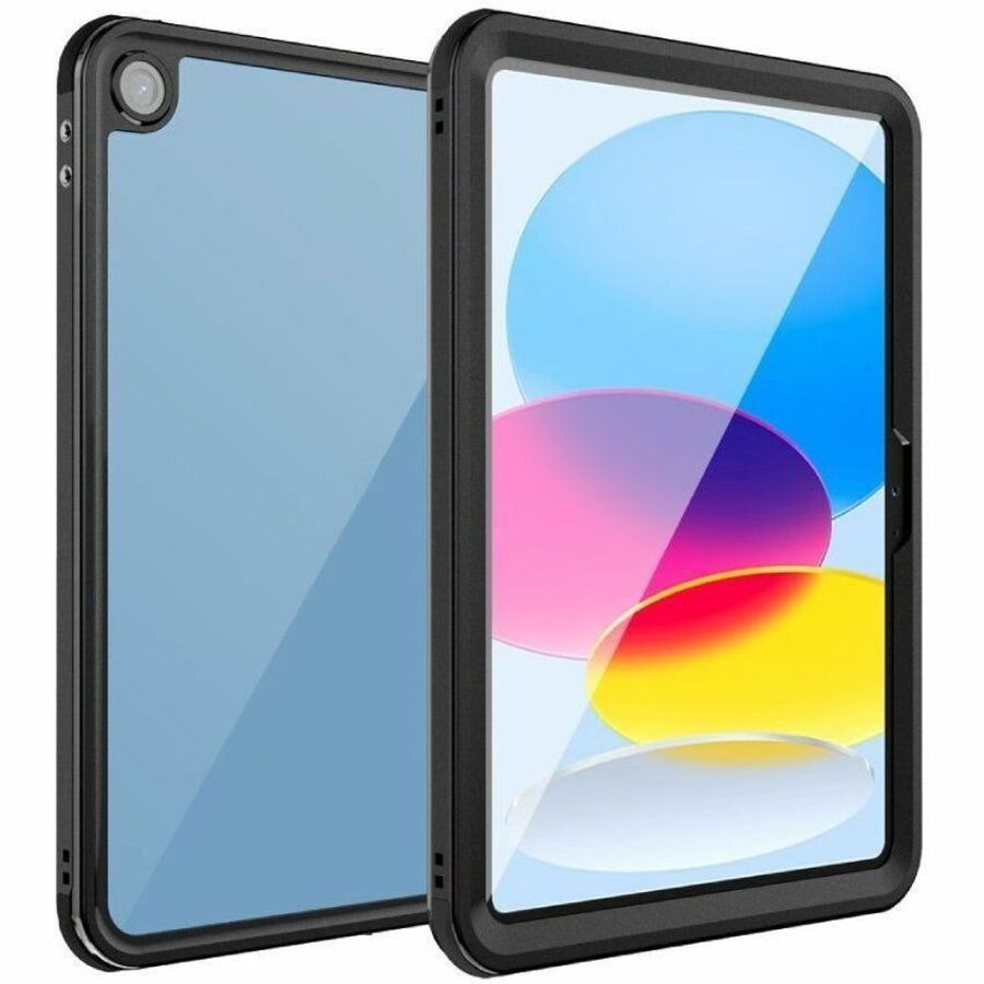 Strike Rugged Case for Apple iPad (10th Generation), iPad (11th Generation) Tablet - Black, Clear