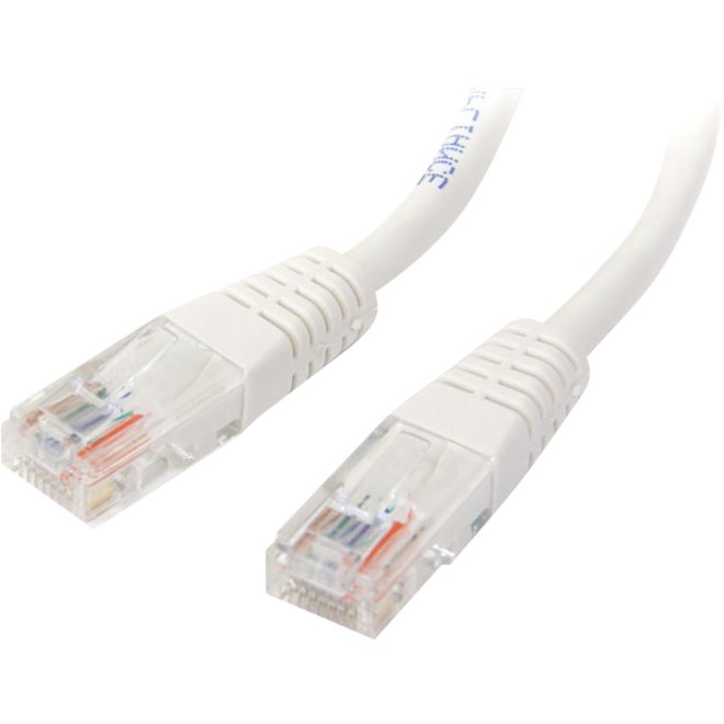 StarTech.com 15m Cat5e White Molded RJ45 UTP Cat 5e Patch Cable - 15 m Patch Cord