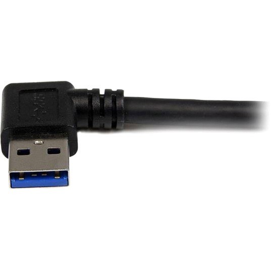 StarTech.com 1m Black SuperSpeed USB 3.0 (5Gbps) Cable - Right Angle A to B - M/M