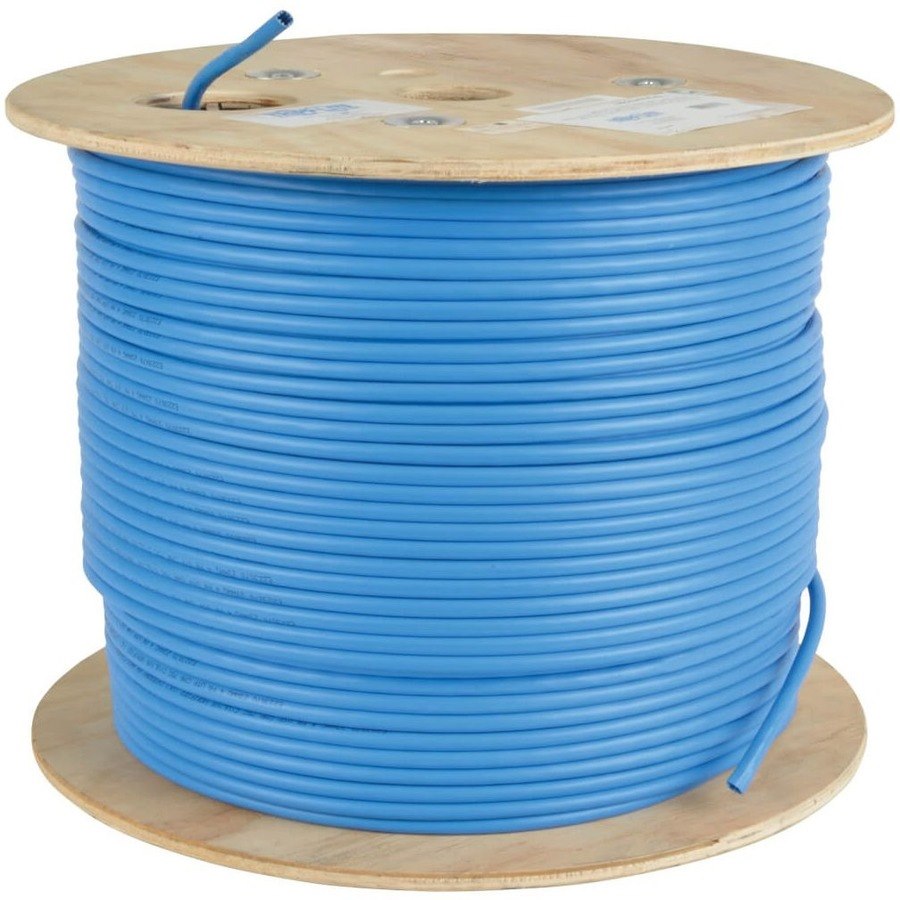 Eaton Tripp Lite Series Cat5e 350 MHz Stranded-Core (UTP) PVC Bulk Ethernet Cable - Blue, 1000 ft. (304.8 m), TAA