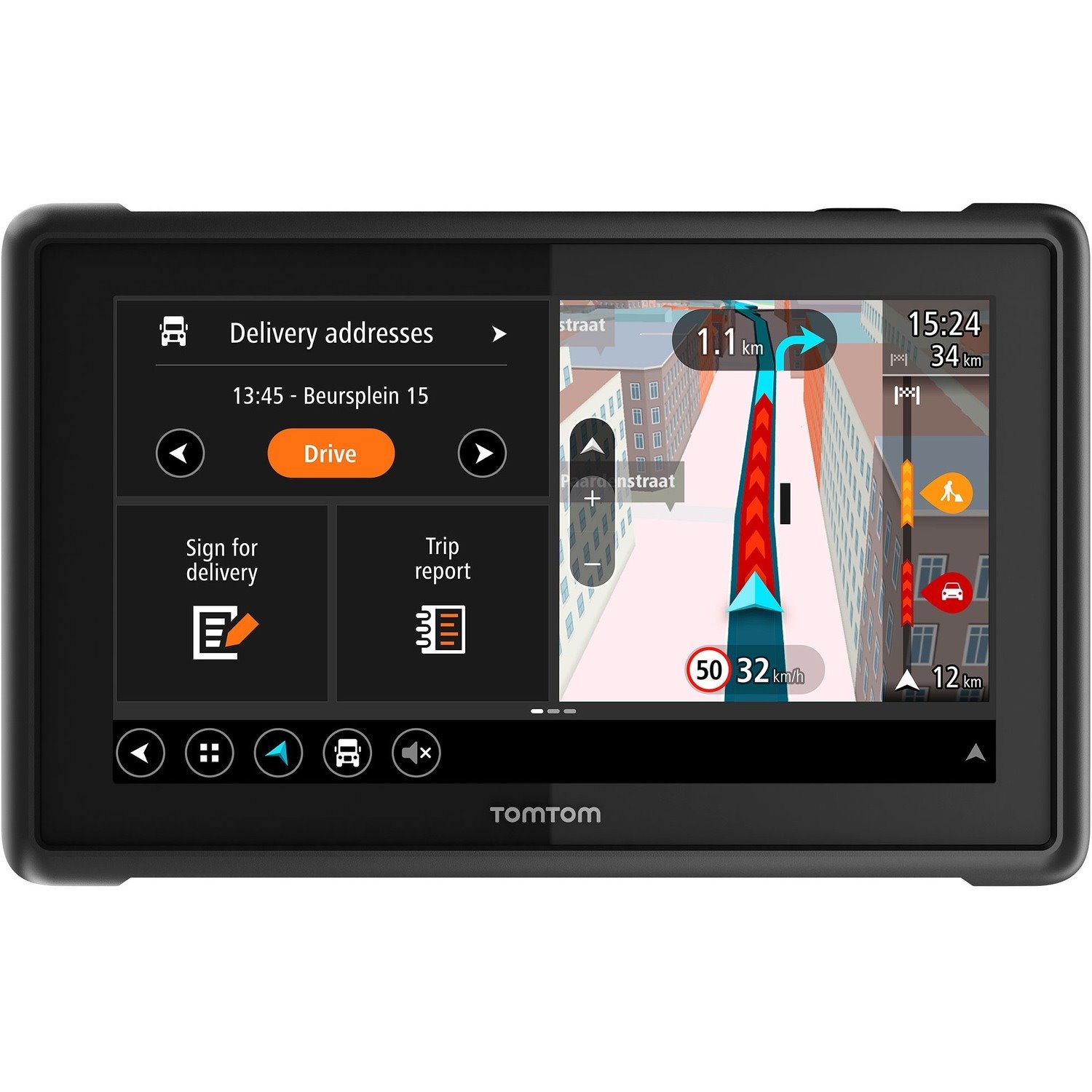 TomTom Bridge Automobile Portable GPS Navigator - Mountable