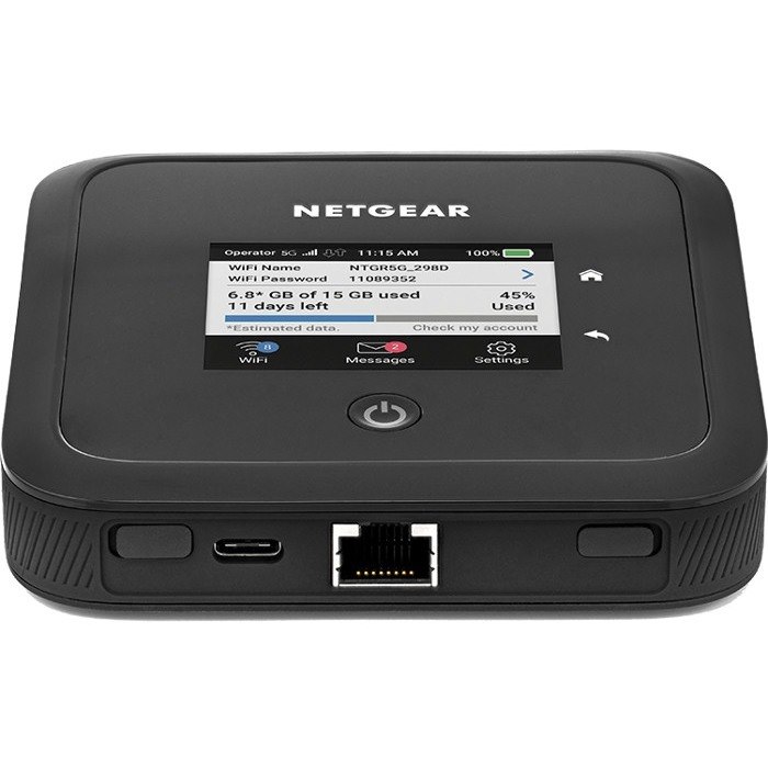 Netgear Nighthawk M5 MR5200 Wi-Fi 6 IEEE 802.11ax Ethernet, Cellular Modem/Wireless Router