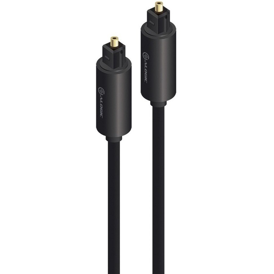 Alogic Premium 2 m Fibre Optic Audio Cable for DVD, Blu-ray Player, Hi-Fi System, Satellite Receiver, Gaming Console, Audio Device, TV, VCR, Amplifier, Antenna - 1