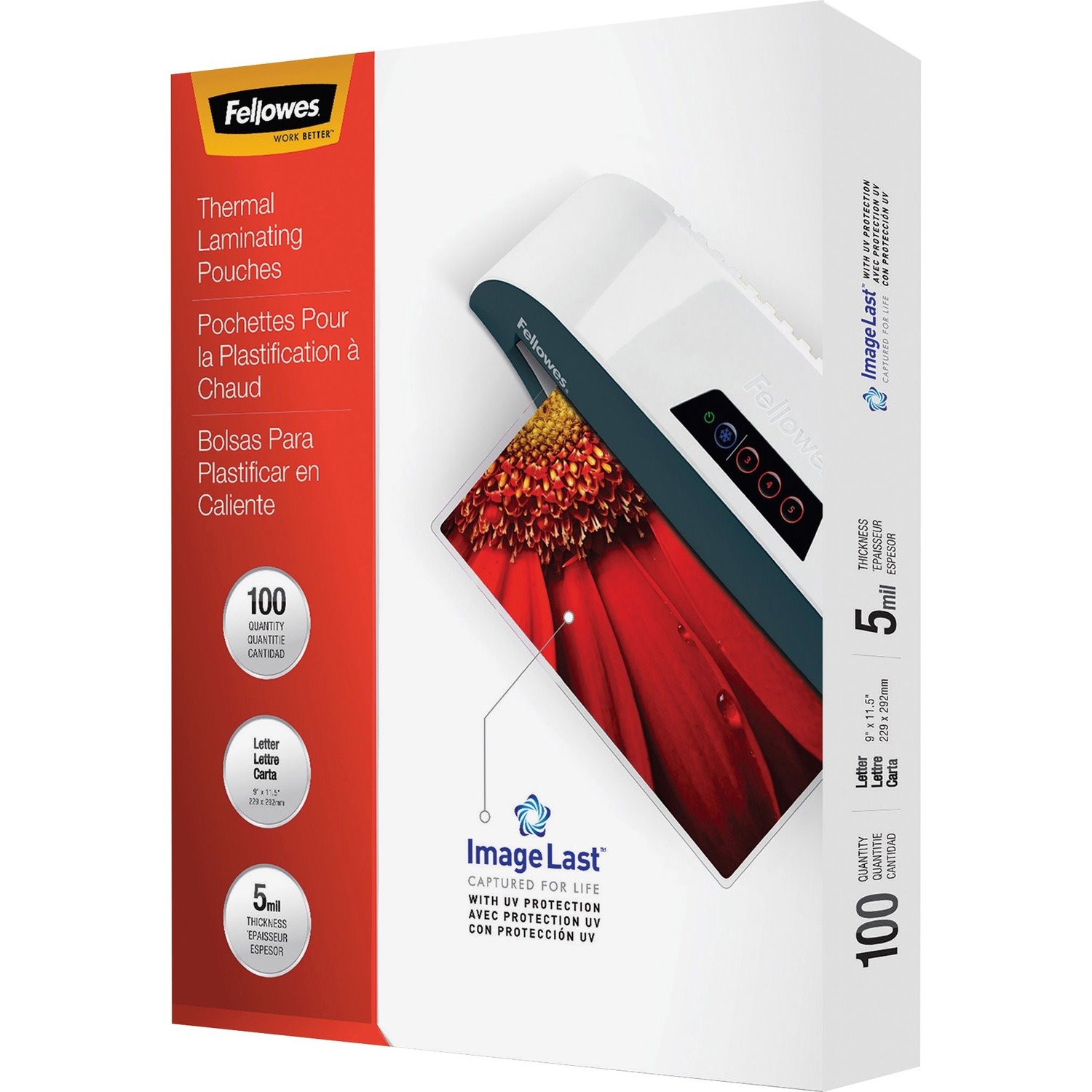 Fellowes Letter-Size Laminating Pouches