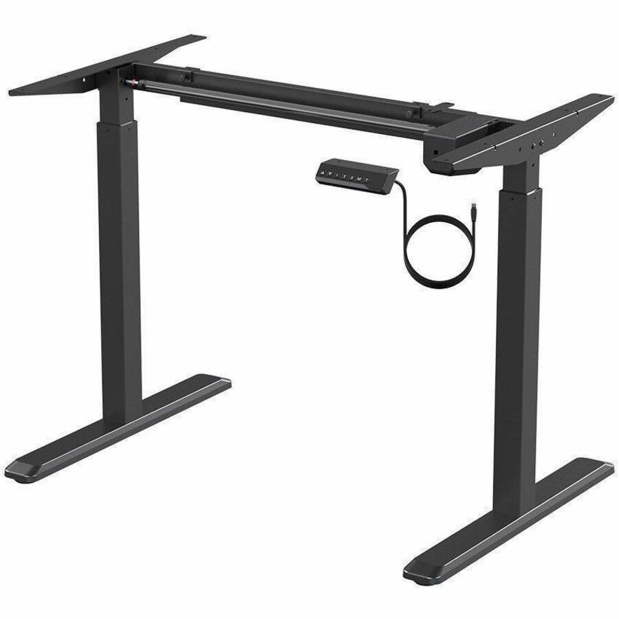 Monoprice Sit-Stand Desk, Frame Only, 1-Motor, Black