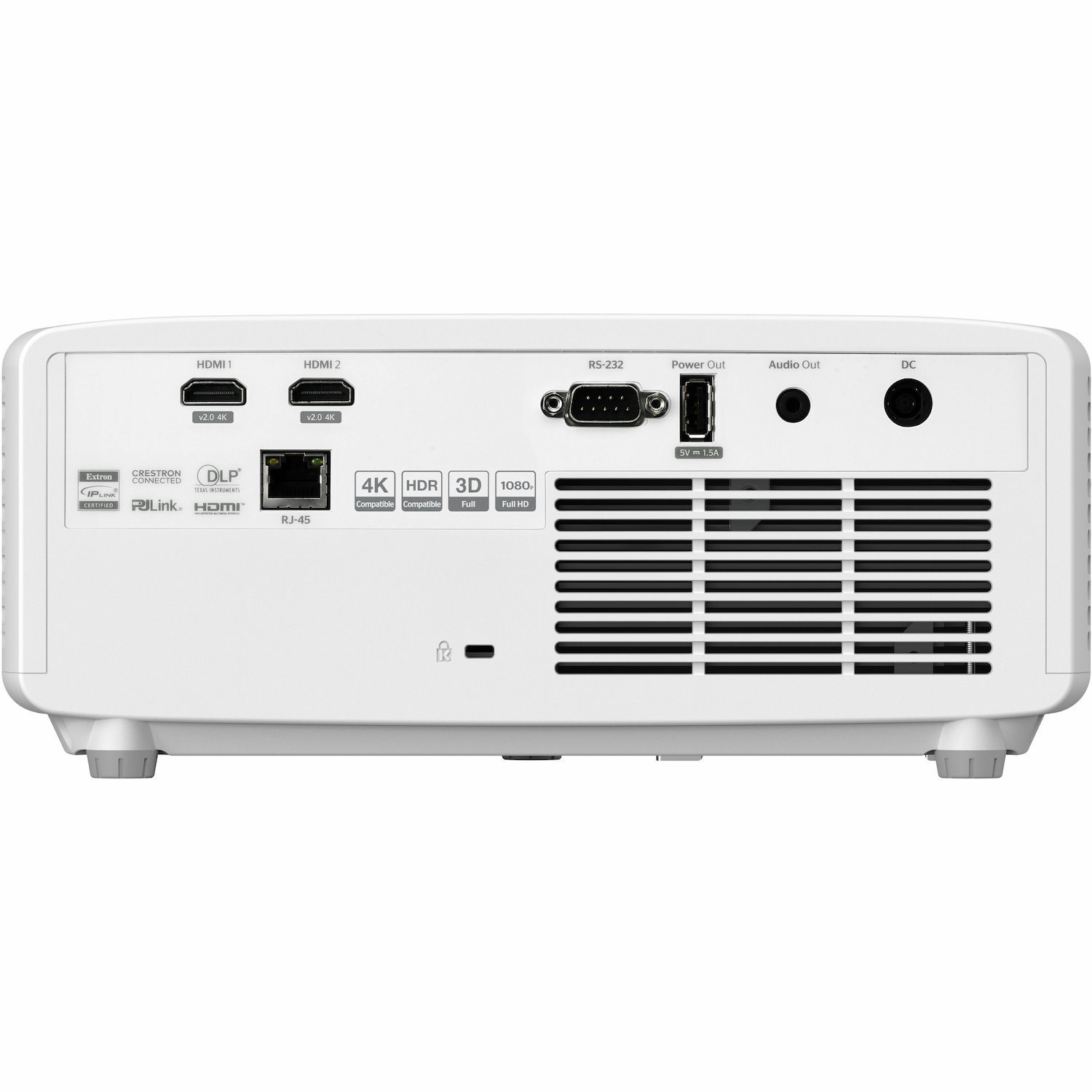 Optoma ZH462 3D DLP Projector - 16:9 - Portable - White