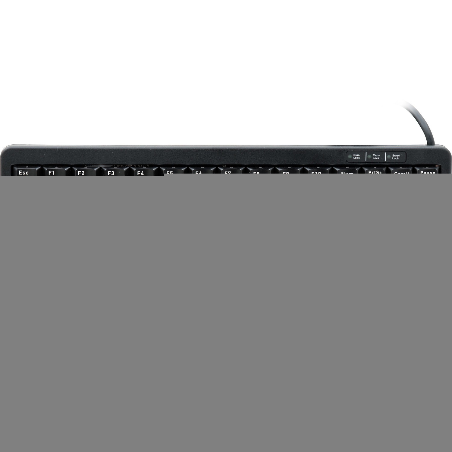 CHERRY G84-4100 Toetsenbord - Kabel Verbinding - PS/2, USB Interface - Engels (US) - Zwart