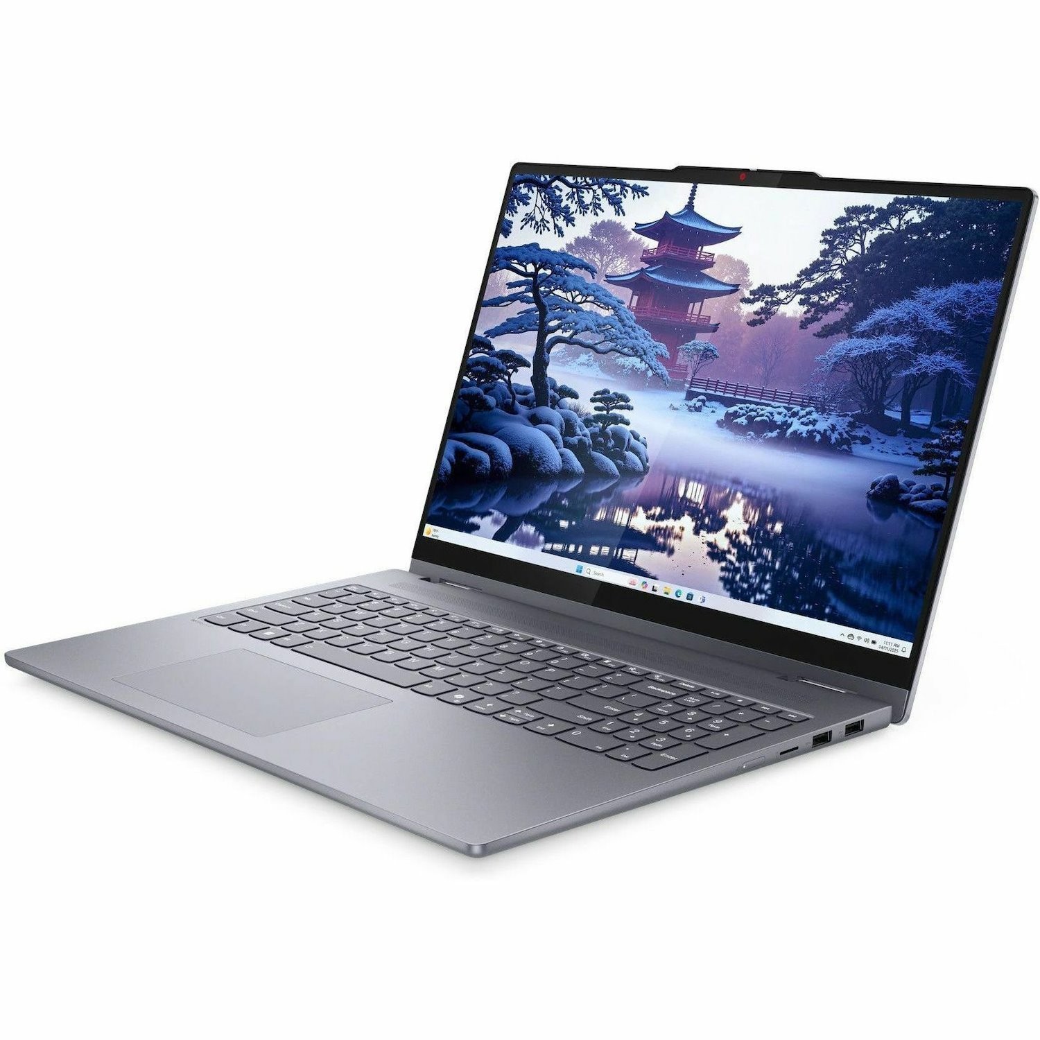 Lenovo IdeaPad 5 16IAL10 83KS000YUS 16" Touchscreen Convertible 2 in 1 Notebook - WUXGA - 60 Hz - Intel Core Ultra 7 255U - 16 GB - 512 GB SSD - English Keyboard - Luna Gray