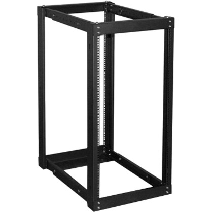 Claytek 22U 1100mm Adjustable Open Frame Server Rack with Heavy Duty Sliding Tray