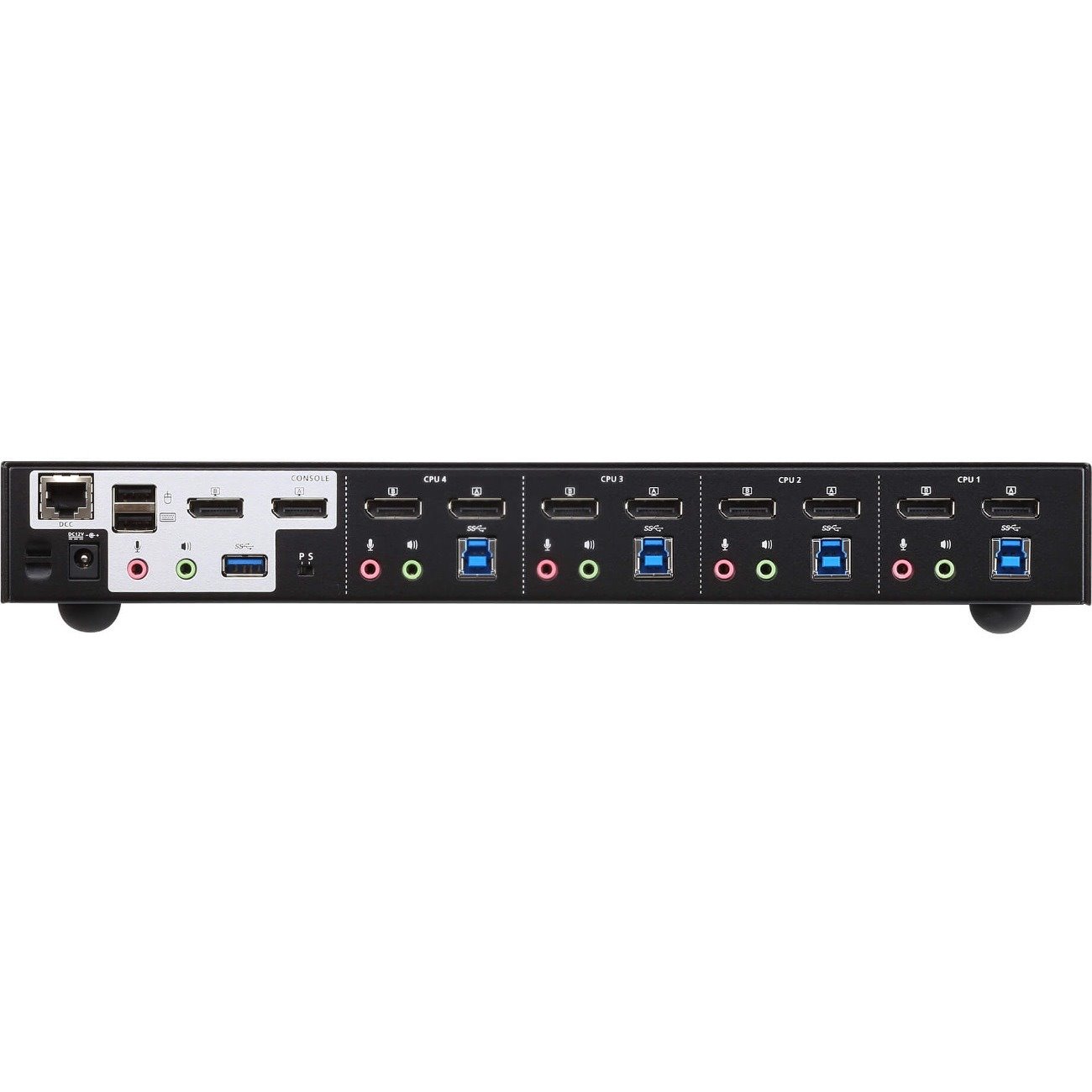 ATEN 4-Port USB 3.0 4K DisplayPort Dual Display KVMP Switch-TAA Compliant