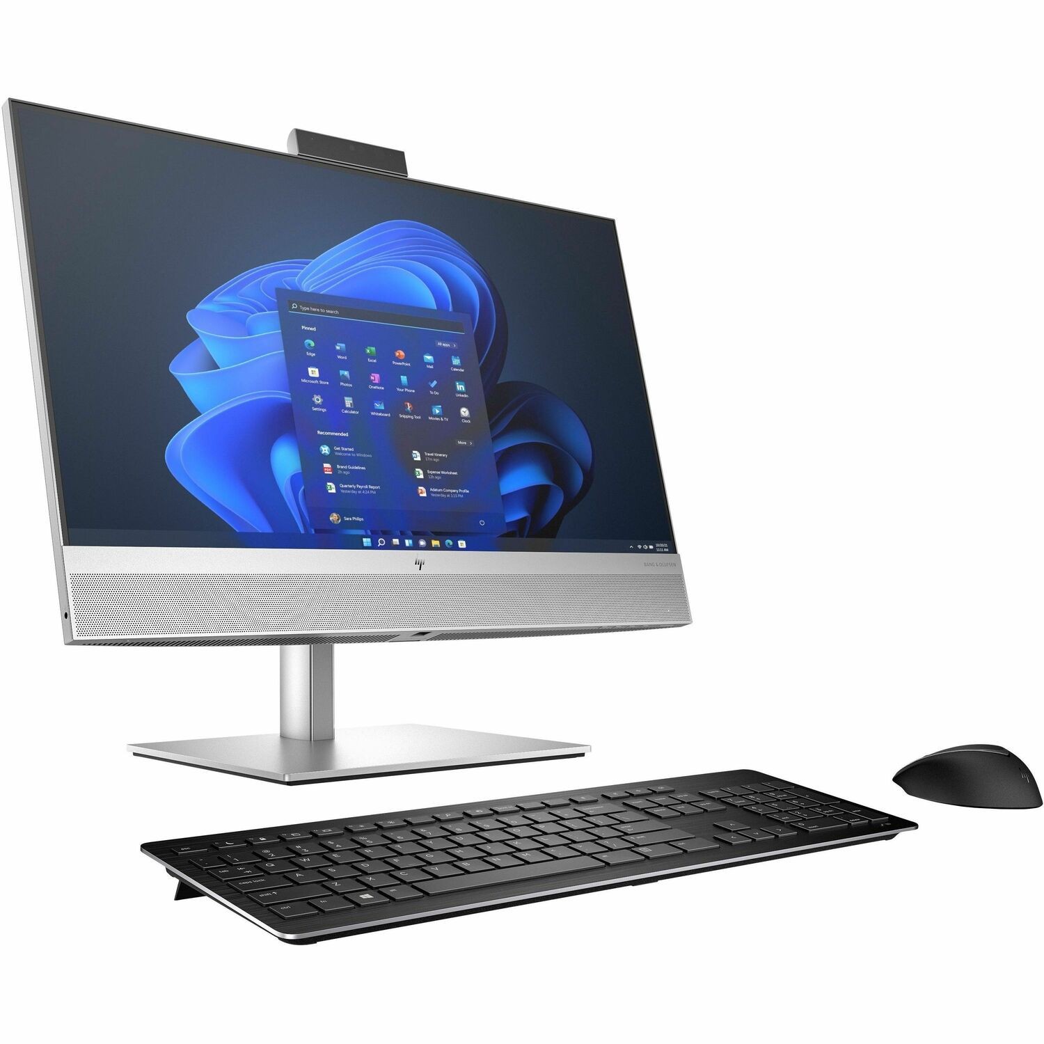HP EliteOne 840 G9 All-in-One Computer - Intel Core i7 14th Gen i7-14700 - vPro Technology - 16 GB - 512 GB SSD - 60.5 cm (23.8") Full HD Touchscreen - Desktop - Silver