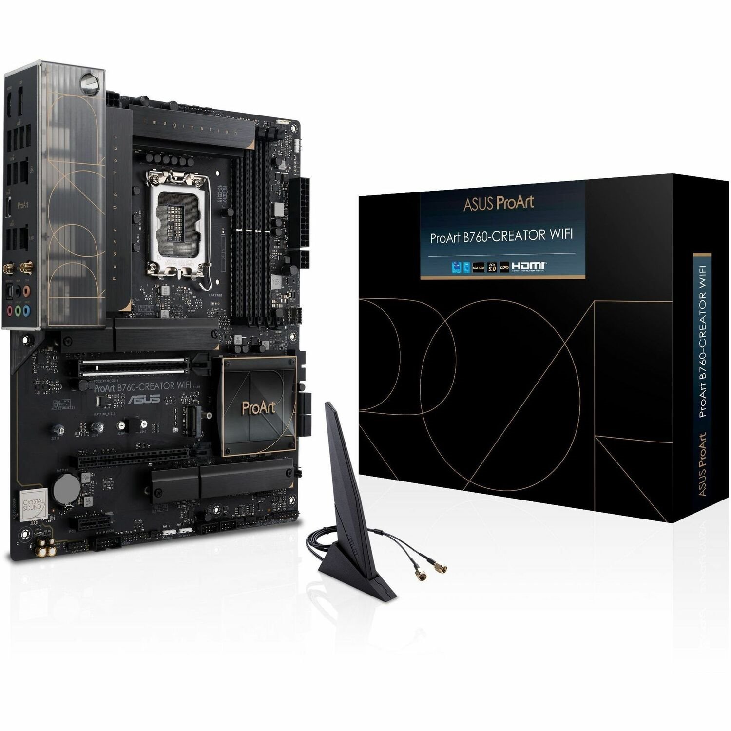 Asus ProArt B760-CREATOR WIFI Desktop Motherboard - Intel B760 Chipset - Socket LGA-1700 - ATX