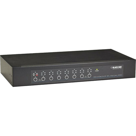 Black Box ServSwitch EC for DVI + USB Servers and DVI + USB Console, 16-Port