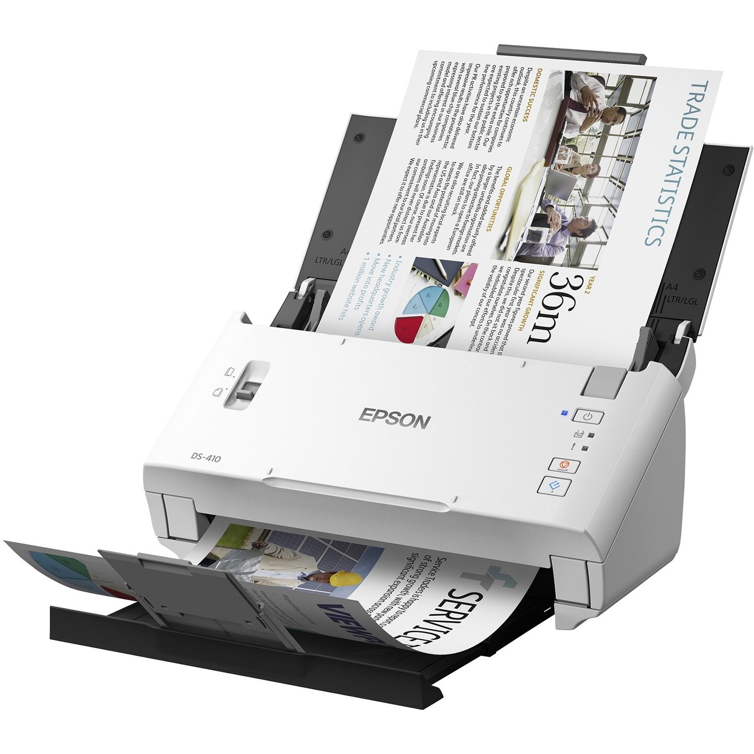 Epson WorkForce DS-410 Sheetfed Scanner - 600 dpi Optical