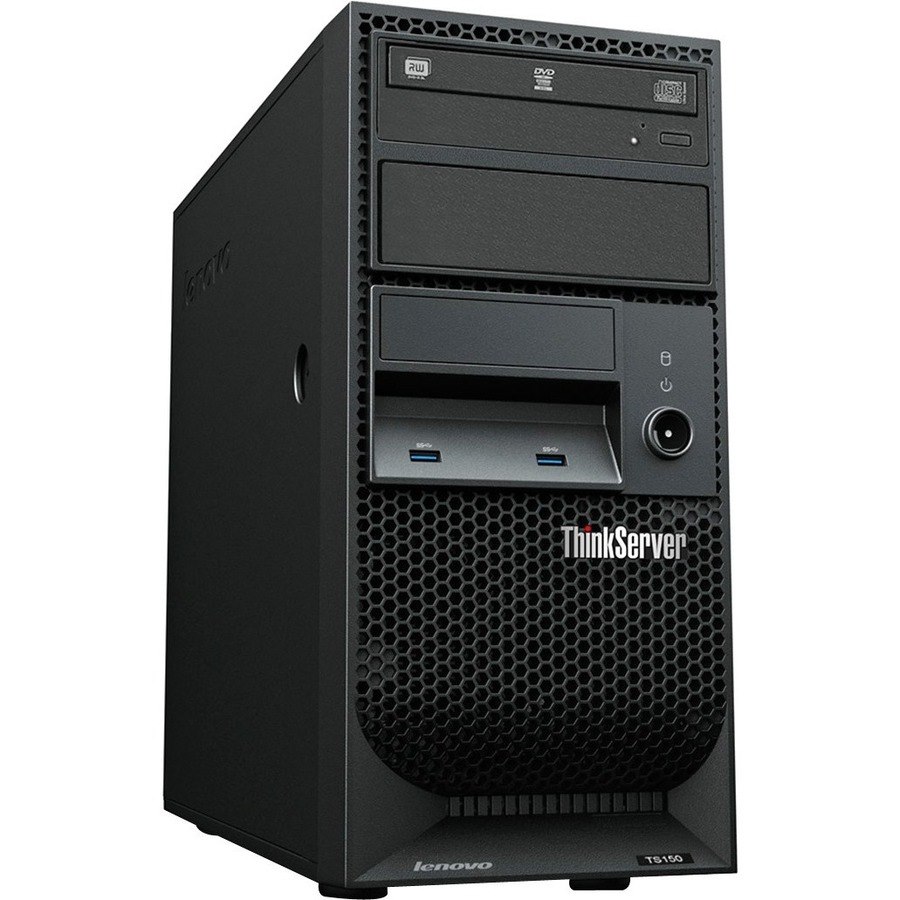 Lenovo ThinkServer TS150 70UD000VAZ 4U Tower Server - 1 Xeon E3-1245 v6 3.70 GHz - 8 GB RAM - Serial ATA/600 Controller