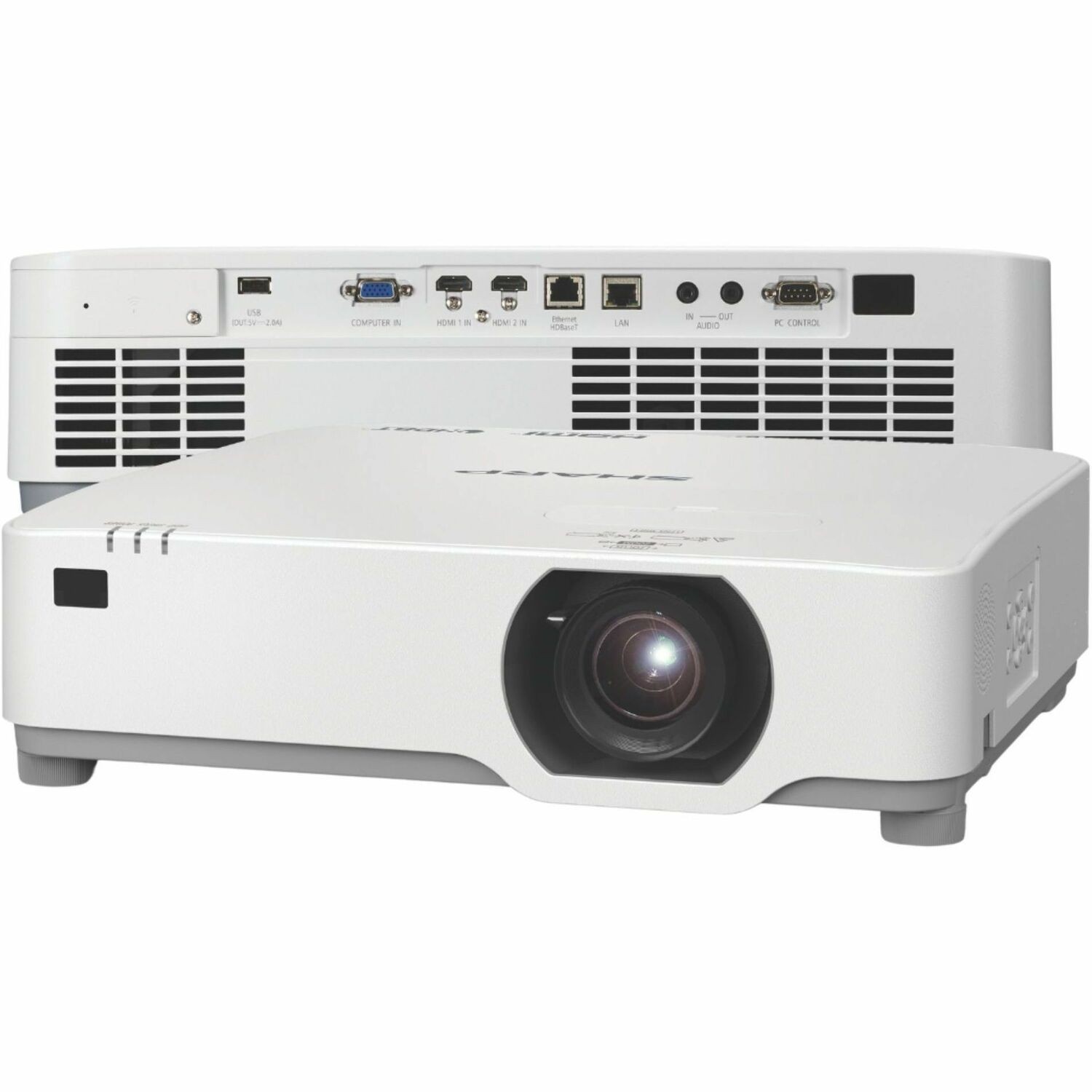Sharp XP-P621U-W LCD Projector - 16:10 - Floor Mountable, Ceiling Mountable - White