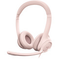 Logitech H390 USB-A Computer Headset, Rose