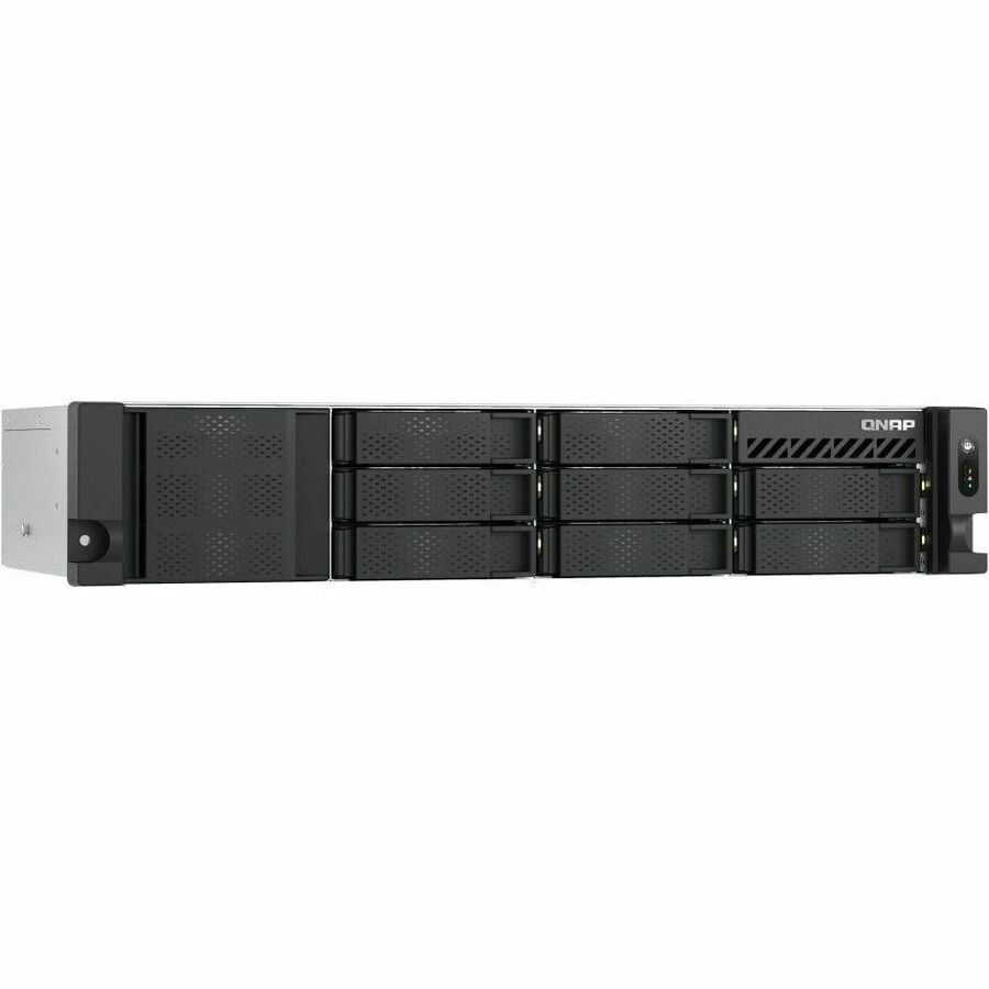 Qnap 8-Bay Nas(No Disk) Atom 8C 2.8GHz, 8GB, 2.5GbE(2),PCIe(2),3YR WTY