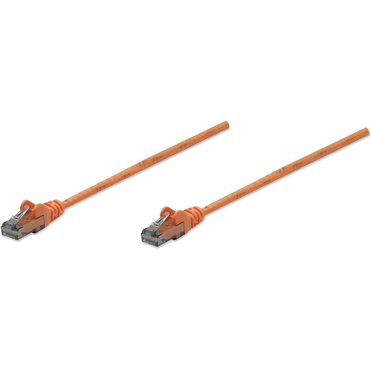 Intellinet 14 FT Orange Cat6 Snagless Patch Cable