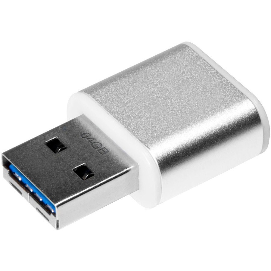 Verbatim 64GB Mini Metal USB 3.0 Flash Drive - Brushed Silver