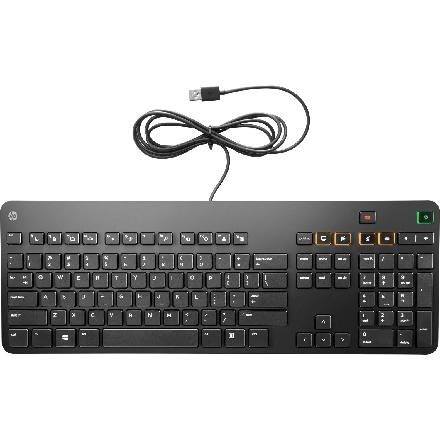 HP Conferencing Keyboard - Cable Connectivity - USB Interface