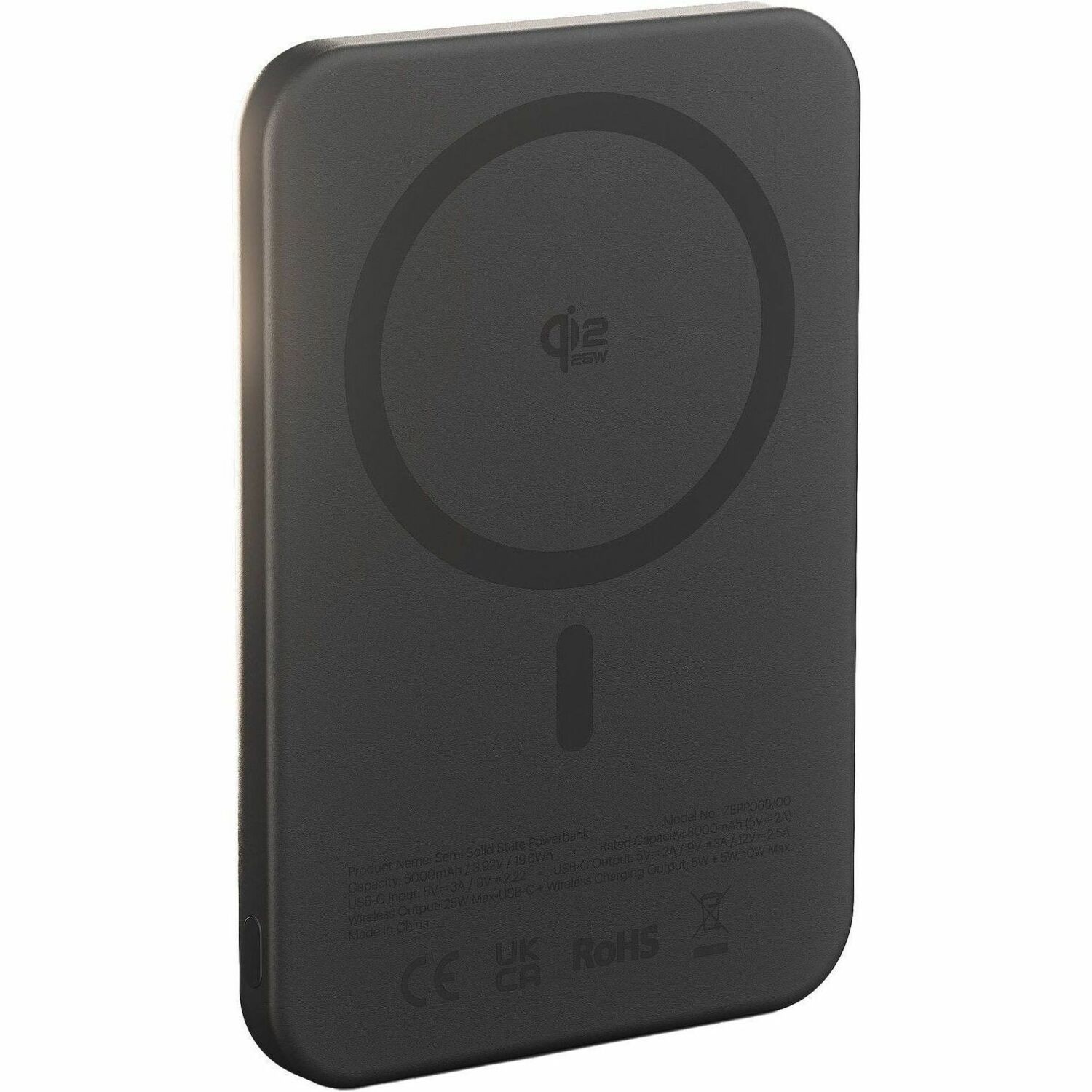 Zens Slim Power Bank - Black