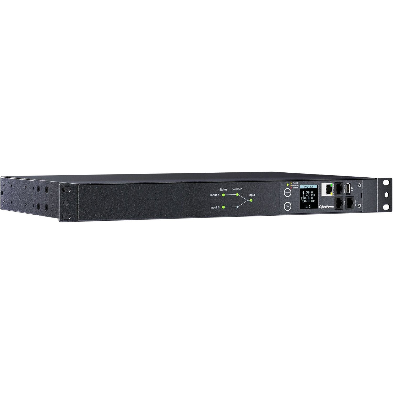 CyberPower PDU44005 Single Phase 200 - 240 VAC 20A Switched ATS PDU