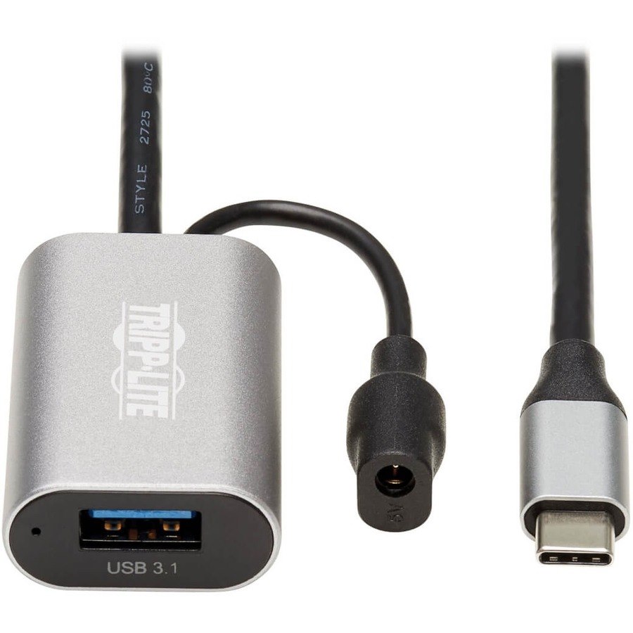 Eaton Tripp Lite Series USB 3.2 Gen 1 Active Extension Cable - USB-C to USB-A (M/F), 5 Gbps, Data Only, 5 m (16.4 ft.)