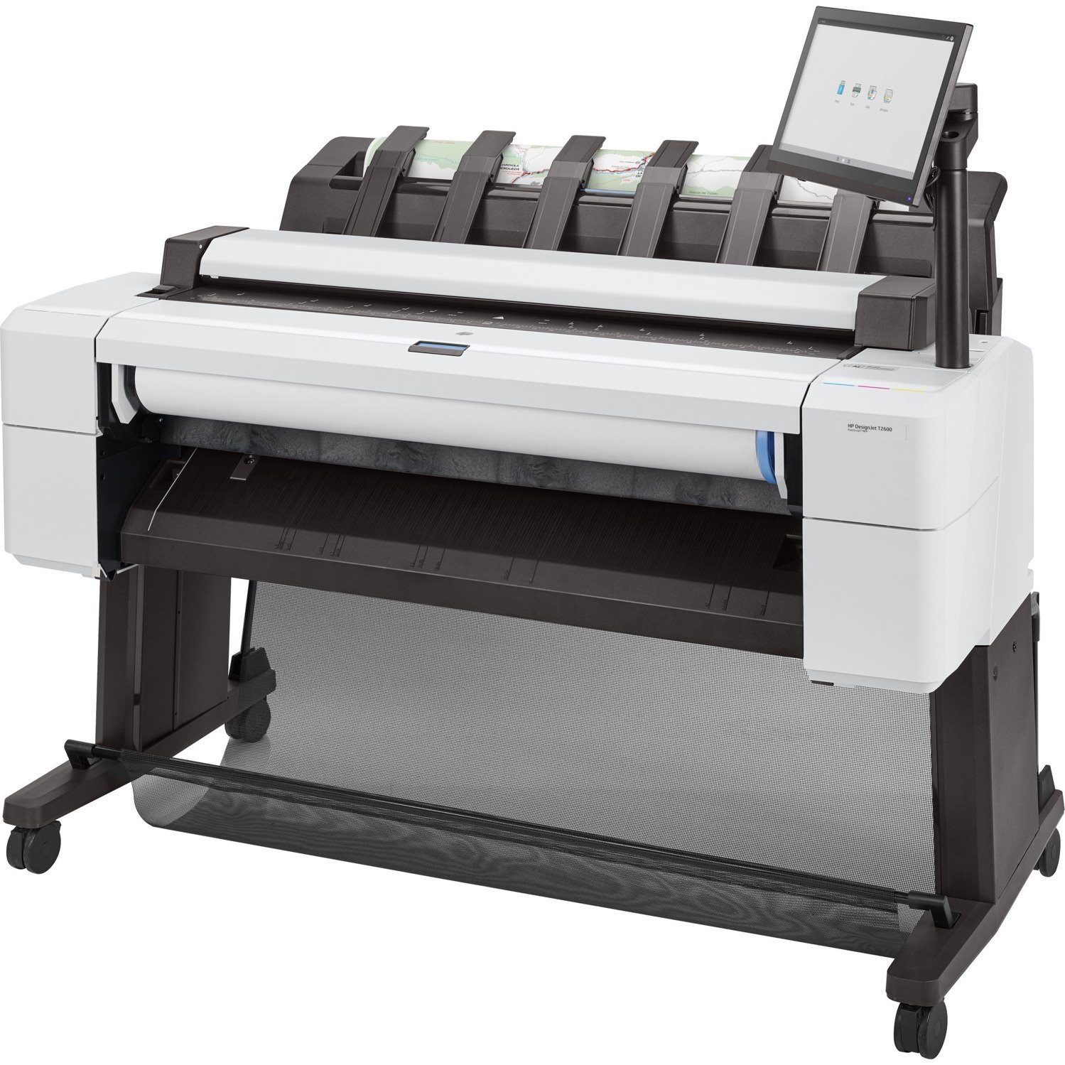 HP Designjet T2600 PostScript Inkjet Large Format Printer - Includes Printer, Scanner, Copier - 36" Print Width - Color