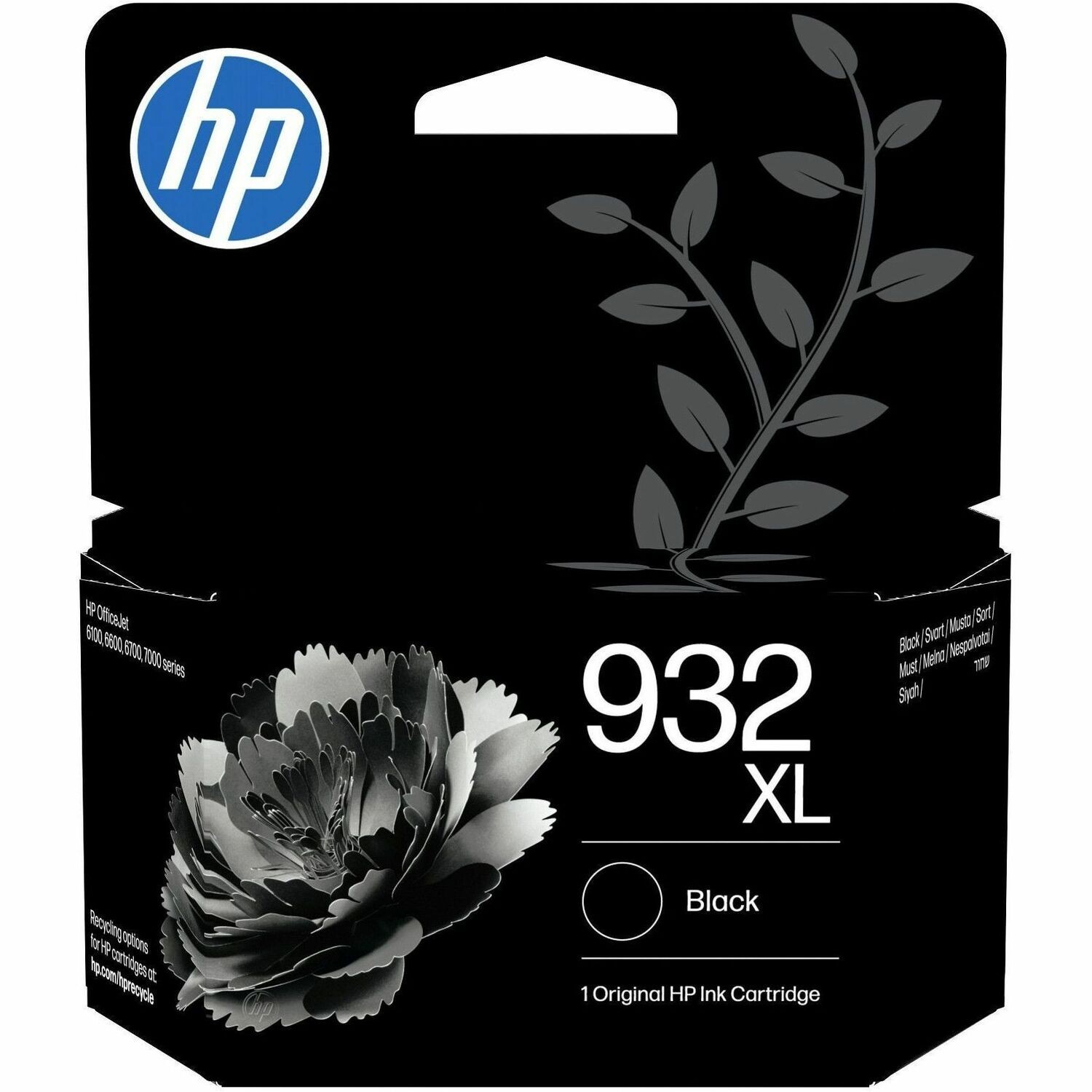 HP 932XL Original High Yield Inkjet Ink Cartridge - Black - 1 Pack